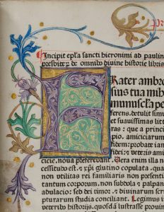 L'écriture au Moyen Âge