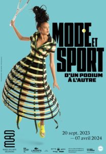 Affiche Mode et sports d'un podium à l'autre du 20 septembre 2023 au 7 avril 2024