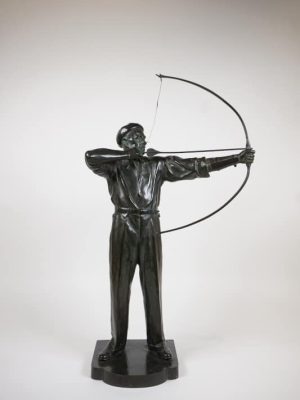 Statue d’archer et sa documentation