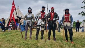 La lance fournie par l'association Créatif pour les journées européennes du patrimoine 2025