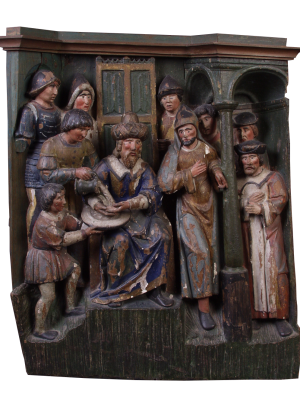 Le lavement des mains, vue générale