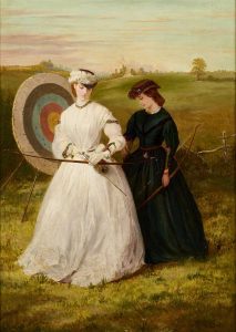 An Archery Lesson de George Edgar Hicks