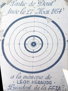 Carte partie de deuil Léon Héraude